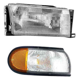 TruParts® - 2-Piece Kit (Passenger Side Headlight, Passenger Side Turn Signal/Corner Light) (Standard Line)