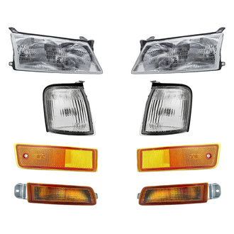 TruParts® - 8-Piece Kit (Driver and Passenger Side Headlights, Driver and Passenger Side Turn Signal/Corner Light, Driver and Passenger Side Turn Signal/Parking Lights, Driver and Passenger Side Marker Lights) (Standard Line)