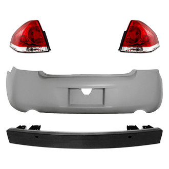 TruParts® - Driver and Passenger Side Replacement 4-Piece Kit (Driver and Passenger Side Tail Lights, Rear Bumper Cover, Rear Bumper Reinforcement) (Standard Line)