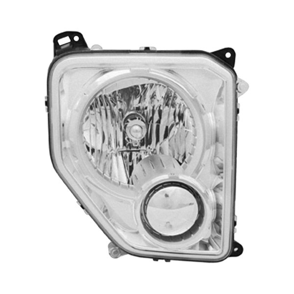 TruParts® - Passenger Side Replacement Headlight, Jeep Liberty