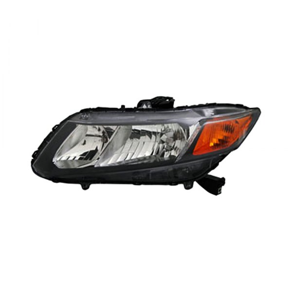 TruParts® - Driver Side Replacement Headlight, Honda Civic