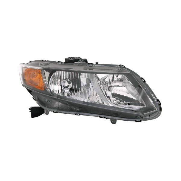 TruParts® - Passenger Side Replacement Headlight, Honda Civic