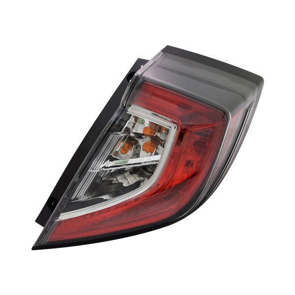 TruParts® - Passenger Side Outer Replacement Tail Light, Honda Civic