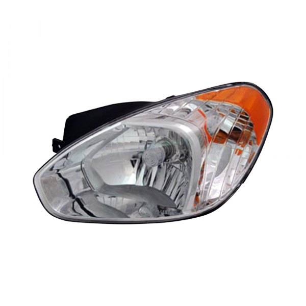 TruParts® - Passenger Side Replacement Headlight, Hyundai Accent
