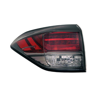 TruParts® - Driver Side Outer Replacement Tail Light Lens and Housing (CAPA Certified)