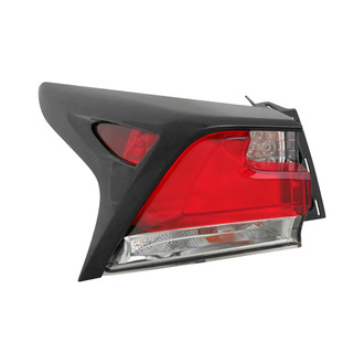 TruParts® - Driver Side Outer Replacement Tail Light Lens and Housing (CAPA Certified)