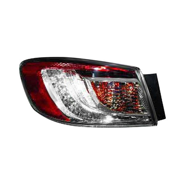 TruParts® - Driver Side Outer Replacement Tail Light, Mazda 3