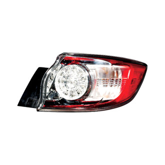 TruParts® - Passenger Side Outer Replacement Tail Light (Standard Line)