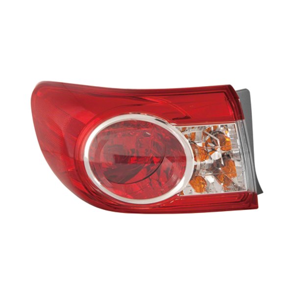 TruParts® - Driver Side Outer Replacement Tail Light, Toyota Corolla