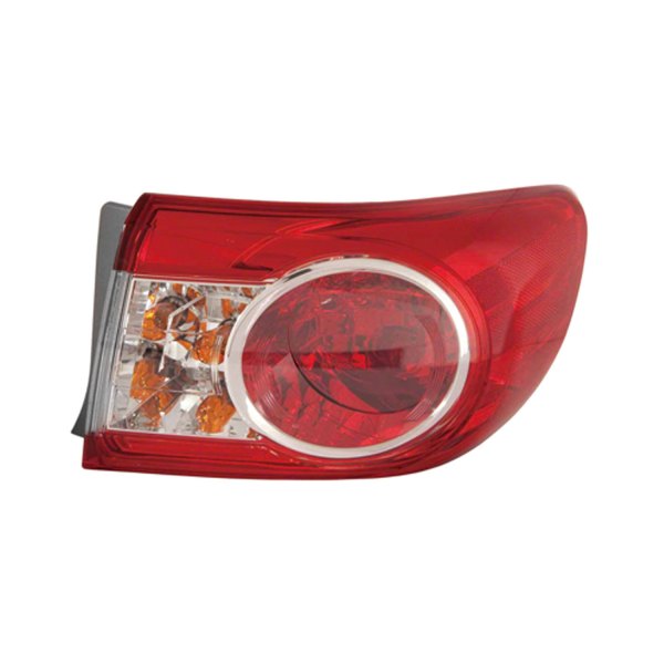 TruParts® - Passenger Side Outer Replacement Tail Light, Toyota Corolla