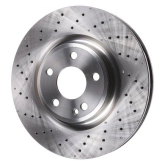 Rear Brake Discs & Pads Drilled Grooved 295mm Mercedes B-Class W246 B220 12
