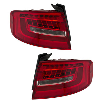 TruParts® - Driver and Passenger Side Outer Replacement Tail Lights (Standard Line)