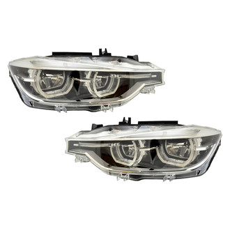 TruParts® - Driver and Passenger Side Replacement Headlight Set (Standard Line)