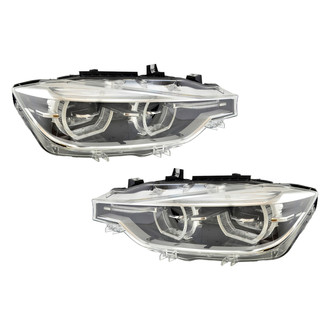 TruParts® - Driver and Passenger Side Replacement Headlight Set (Standard Line)
