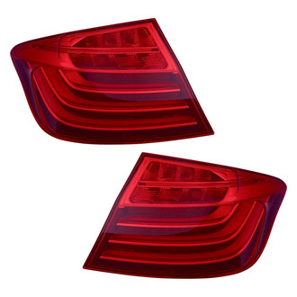 TruParts® - Driver and Passenger Side Outer Replacement Tail Lights (CAPA Certified)