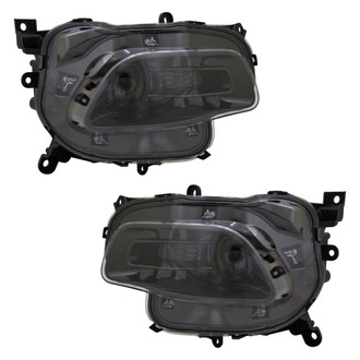 TruParts® - Driver and Passenger Side Replacement Headlight Set (CAPA Certified)