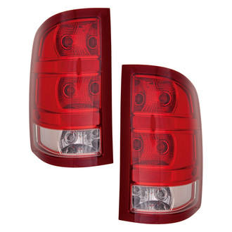 TruParts® - Driver and Passenger Side Replacement Tail Lights (CAPA Certified)