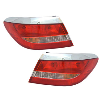 TruParts® - Driver and Passenger Side Outer Replacement Tail Lights (Standard Line)