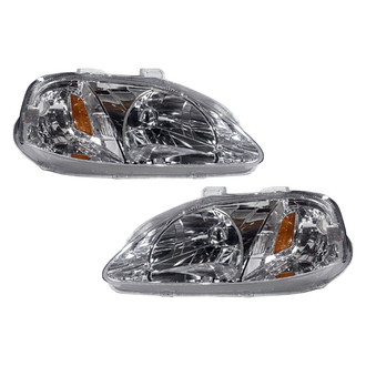 TruParts® - Driver and Passenger Side Replacement Headlight Set (CAPA Certified)