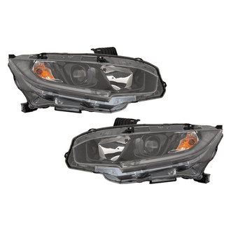 TruParts® - Driver and Passenger Side Replacement Headlight Set (Standard Line)