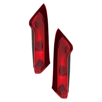 TruParts® - Driver and Passenger Side Upper Replacement Tail Lights (Standard Line)