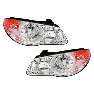 TruParts® - Driver and Passenger Side Replacement Headlight Set (CAPA Certified)