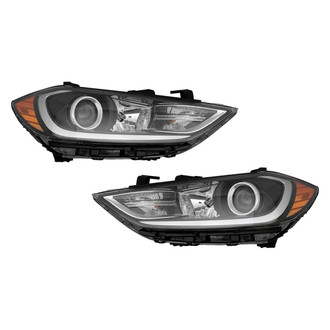 TruParts® - Driver and Passenger Side Replacement Headlight Set (Standard Line)