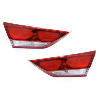 TruParts® - Driver and Passenger Side Inner Replacement Tail Lights (CAPA Certified)