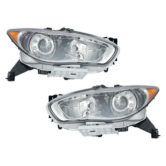 TruParts® - Driver and Passenger Side Replacement Headlight Set (CAPA Certified)