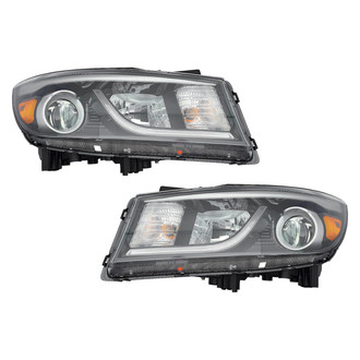 TruParts® - Driver and Passenger Side Replacement Headlight Set (CAPA Certified)