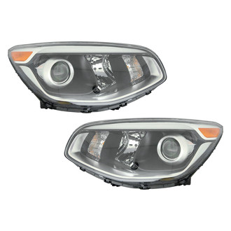 TruParts® - Driver and Passenger Side Replacement Headlight Set (CAPA Certified)