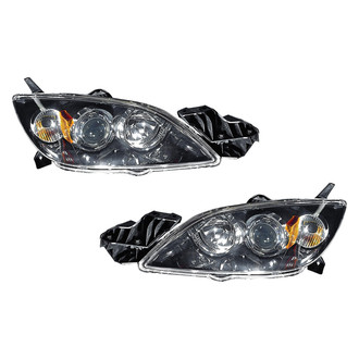 TruParts® - Driver and Passenger Side Replacement Headlight Set Lens and Housing (CAPA Certified)