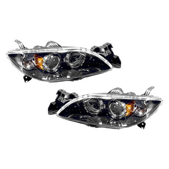 TruParts® - Driver and Passenger Side Replacement Headlight Set Lens and Housing (CAPA Certified)