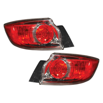 TruParts® - Driver and Passenger Side Outer Replacement Tail Lights (CAPA Certified)