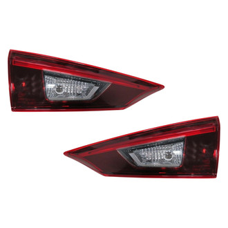 TruParts® - Driver and Passenger Side Inner Replacement Tail Lights (Standard Line)