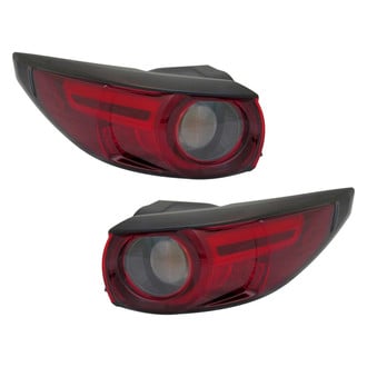 TruParts® - Driver and Passenger Side Outer Replacement Tail Lights (CAPA Certified)