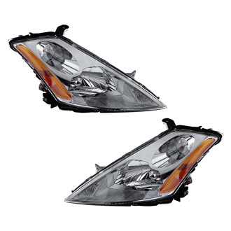 TruParts® - Driver and Passenger Side Replacement Headlight Set (CAPA Certified)