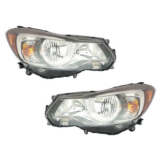 TruParts® - Driver and Passenger Side Replacement Headlight Set (CAPA Certified)