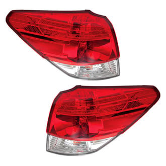 TruParts® - Driver and Passenger Side Outer Replacement Tail Lights (CAPA Certified)