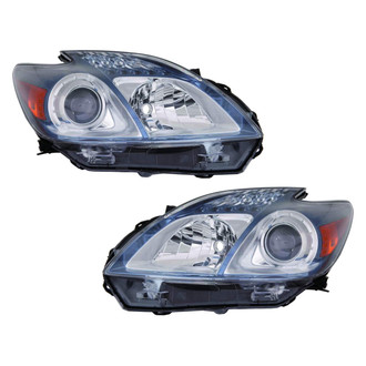 TruParts® - Driver and Passenger Side Replacement Headlight Set Lens and Housing (CAPA Certified)