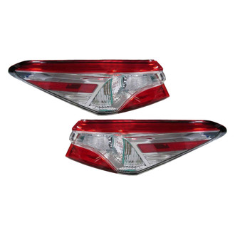 TruParts® - Driver and Passenger Side Outer Replacement Tail Lights (CAPA Certified)