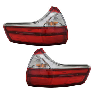 TruParts® - Driver and Passenger Side Outer Replacement Tail Lights (Standard Line)