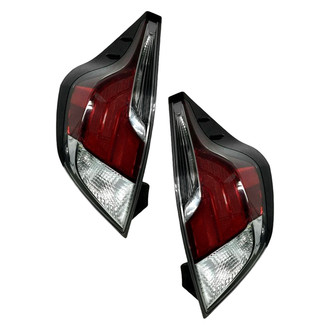 TruParts® - Driver and Passenger Side Replacement Tail Light Lens and Housings (CAPA Certified)