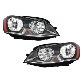 TruParts® - Driver and Passenger Side Replacement Headlight Set (Standard Line)