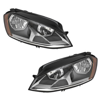 TruParts® - Driver and Passenger Side Replacement Headlight Set (Standard Line)