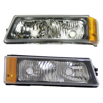 TruParts® - Driver and Passenger Side Replacement Turn Signal/Parking Light Set (CAPA Certified)