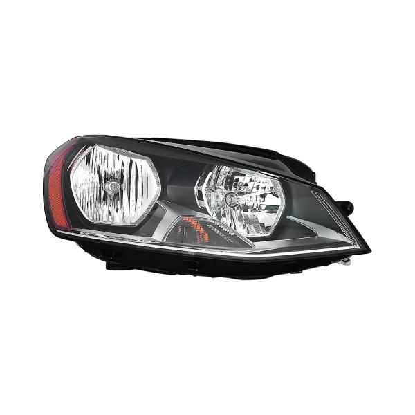 TruParts® - Passenger Side Replacement Headlight, Volkswagen Golf