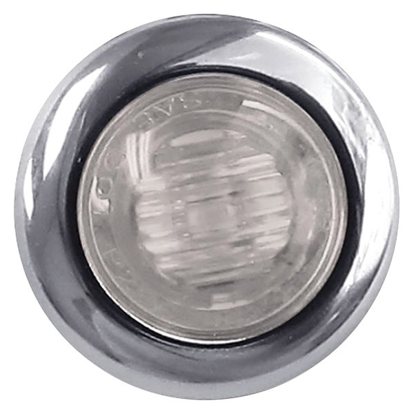 TRUX® - 0.75" Round Bolt-on Mount LED Clearance Marker Light with Auxiliary Function