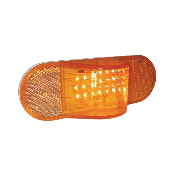 TRUX® - Hump Style 6.5"x2" Oval Amber LED Turn Signal Light