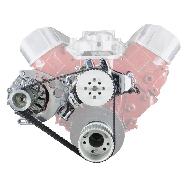 TSP® DS45405BK - Front Gilmer Belt Drive System with Mid Mount Alternator